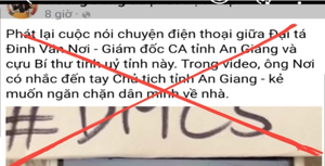 Điều tra vụ cắt ghép ghi âm của Giám đốc Công an An Giang