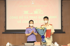 Viện Kiểm sát nhân dân tối cao bổ nhiệm Vụ trưởng Vụ Thi đua - Khen thưởng