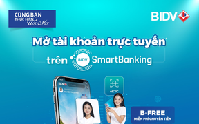 Mở tài khoản BIDV online để nhận bảo hiểm thất nghiệp