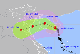 Bão số 7 giật cấp 10, Bắc Bộ và Bắc Trung Bộ mưa to