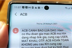 Ngân hàng cảnh báo thủ đoạn lừa gửi tiền lãi suất cao