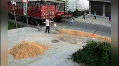 Video: Bị cuốn vào gầm máy gặt, cậu bé thoát chết thần kỳ