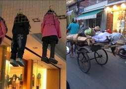 Thót tim với đủ kiểu ‘dọa người’ bằng hình nộm, chống chỉ định hội yếu bóng vía