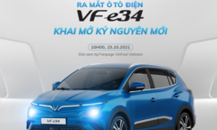 Sáng nay, ô tô điện VF e34 'trình làng' sau 10 tháng công bố