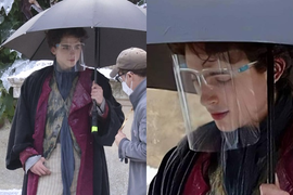 Chàng trai đeo kính bảo hộ vẫn đẹp xuất sắc, hóa ra là ‘chàng thơ Hollywood’