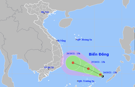 Xuất hiện vùng áp thấp trên Biển Đông, khả năng mạnh lên