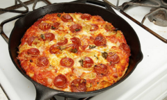 Cách làm bánh pizza bằng chảo cực kỳ dễ