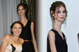 Sở hữu chiếc cổ dài 18cm như photoshop, cô gái nhận mưa lời khen về nhan sắc