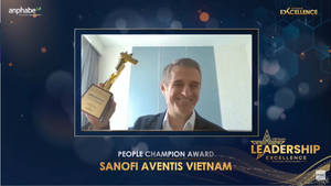 Đội ngũ lãnh đạo Sanofi Việt Nam được vinh danh tại Vietnam Excellence 2021
