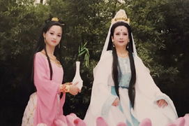 Nhan sắc thiếu nữ đứng cạnh Bồ Tát 'Tây du ký