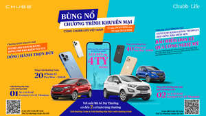 Tham gia bảo hiểm Chubb Life Việt Nam, nhận ngay cơ hội trúng ô tô và iPhone