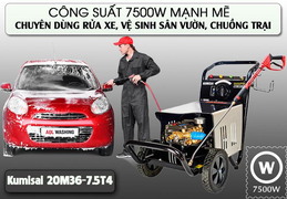 Top 3 thiết bị máy rửa xe ô tô cao áp nhập khẩu giá ưu đãi 