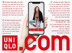 UNIQLO khai trương cửa hàng online vào ngày 5/11
