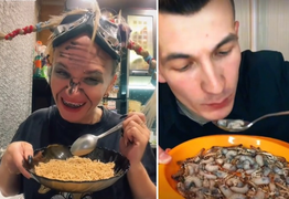 Đua nhau giả vờ ăn côn trùng để câu view trên TikTok