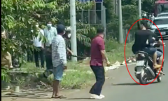 Video: Nghẹt thở cảnh công an khống chế tên cướp mang súng bắt con tin