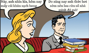 Vợ đã ở bẩn lại còn thích chém gió, dạy đời