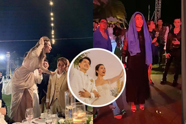 Khoảnh khắc khó đỡ trong siêu đám cưới của Đông Nhi: 2 năm rồi xem lại vẫn hài