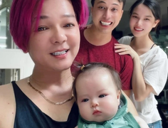 Sau 30 năm lấy vợ nhưng không có con, Vũ Hà lên chức ông nội