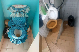 'Mở mang tầm mắt' với các kiểu thiết kế nhà vệ sinh không bao giờ đụng hàng