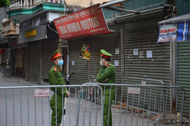 Hà Nội: Ghi nhận 57 ca mắc COVID-19, ổ dịch phường Phú Đô chuyển thành 'màu cam'