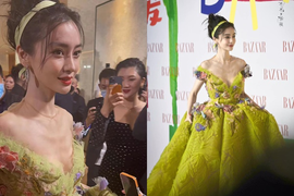 Ảnh chụp cận bóc mẽ nhan sắc Angela Baby: Gây sốc vì quá gầy, trơ cả xương ngực