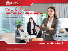 SeABank dành nhiều ưu đãi cho doanh nghiệp do phụ nữ làm chủ