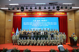 Việt Nam ra mắt lực lượng Công binh tham gia gìn giữ hòa bình Liên hợp quốc