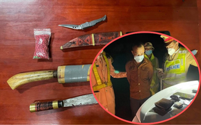 Bắt nam thanh niên mang vũ khí vận chuyển hơn 600 viên ma túy