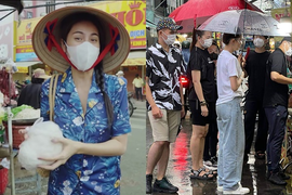 Sao Việt bị chụp trộm khi đi chợ: Thủy Tiên giản dị, Ngọc Trinh gây 'vỡ mộng'