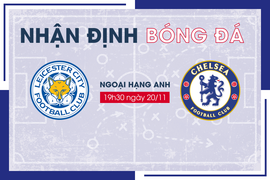 Nhận định bóng đá Leicester City vs Chelsea vòng 12 Ngoại hạng Anh