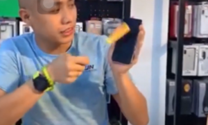 Hỏng điện thoại vì thử độ bền kính cường lực