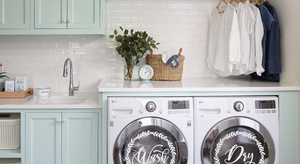 Làm mới phòng giặt ủi bằng những ý tưởng trang trí độc đáo
