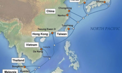 Thêm tuyến cáp quang biển quốc tế APG đang gặp sự cố