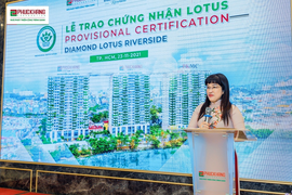 Diamond Lotus Riverside được trao chứng nhận Lotus Provisional Certification