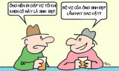 Ông chồng mê vợ bị 'dội gáo nước lạnh'