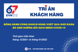 EVN triển khai thực hiện 'Tháng tri ân khách hàng' năm 2021