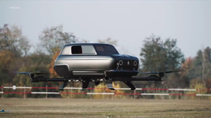 Video: Cận cảnh xe hơi bay thiết kế từ mẫu cổ Renault 4L ở Đức