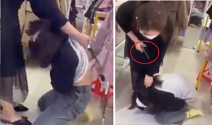 Công an khám xét cửa hàng thời trang nơi nữ sinh trộm váy bị cắt tóc, hành hạ