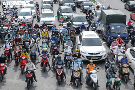 Hà Nội nghiên cứu cấm xe máy tại các quận sau năm 2025