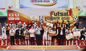 Bế mạc Futsal HDBank VĐQG 2021: Thái Sơn Nam nhận cú đúp danh hiệu