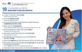 Ra mắt FSCB Cryoviva Vietnam, đánh dấu hành trình mới của Cryoviva