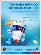 Hoàn 20% giá trị chi tiêu với thẻ tín dụng nội địa VietinBank 2Card Napas
