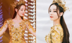 Ảnh cũ của Địch Lệ Nhiệt Ba tại Kim Ưng 2018 hot lại, lộng lẫy như một nữ thần