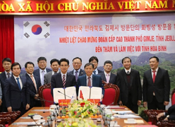 Hòa Bình đẩy mạnh quan hệ hợp tác với nước ngoài, thu hút đầu tư