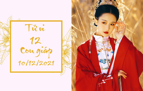 12 con giáp 10/12: Dần kiếm tiền nhanh chóng, Tỵ dễ chia ly