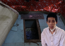 Bến Tre: Bắt kẻ bị truy nã dưới hầm bí mật 