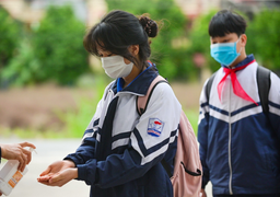 Các trường ở Hà Nội linh hoạt ứng phó với COVID-19 khi học trực tiếp