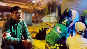 Đêm trắng của đội 'FAS Angel' hỗ trợ sơ cứu người gặp nạn trên phố Hà Nội