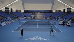 Video: Cận cảnh sân quần vợt hiện đại nhất Việt Nam phục vụ SEA Games 31