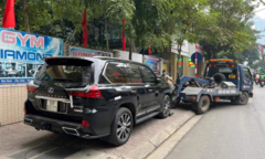 Hà Nội phát hiện thêm xe Lexus đeo biển số giả